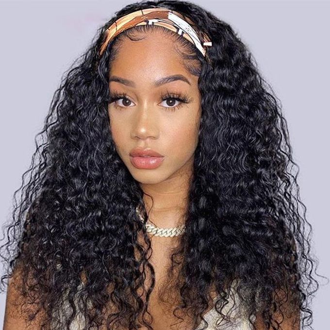 Deep Wave Wig (With 2 Free Headbands)