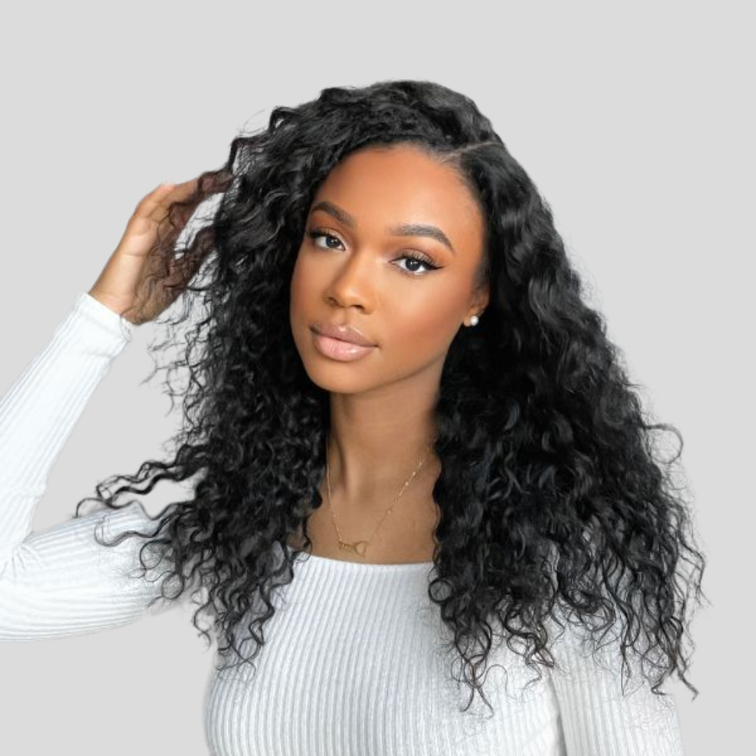 Water Wave Free Parting Lace Wig